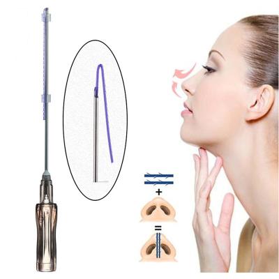 China 2022 Hot Korea Cosmetic Surgery Hospital Plastic Center in lifting Rhinoplasty made pdo nose wire lift 19G50MM nose wire suture tensioner for sale