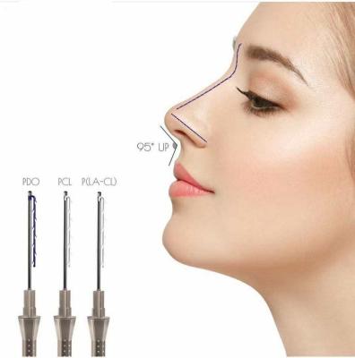 China 2021 Medical Beauty Clinic New Product PCL Thread For Nose Thread Lift 19g38mm With L Blunt Needle for sale