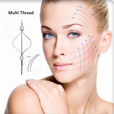 China Top Selling Multi Thread L PDO Cannula Skin Rejuvenation Korea pdo pcl thread for Forehead/Nose/Nasolabial folds for sale