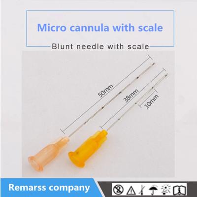 China Exquisite Workmanship Best Selling Sterile Flexible Fine Syringe Micro Needle Cannula for sale