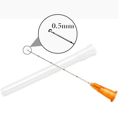 China Exquisite Workmanship 2022 Micro Cannula Syringe Blunt Needle 25G50MM for sale