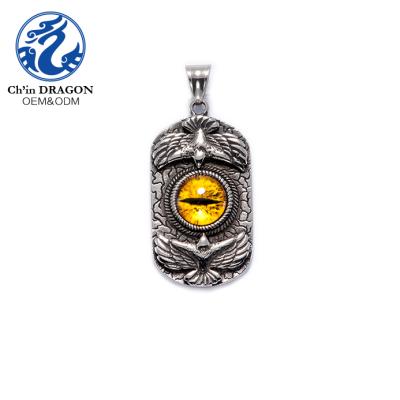 China 316L Stainless Steel Elegant Eagle Pendant Evil Eye Pendant On Sale for sale