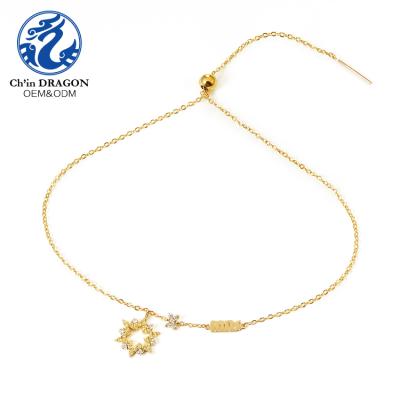 China Elegant Christmas Party Fashion Hexagon Charm Bracelet For Women Jewelry for sale