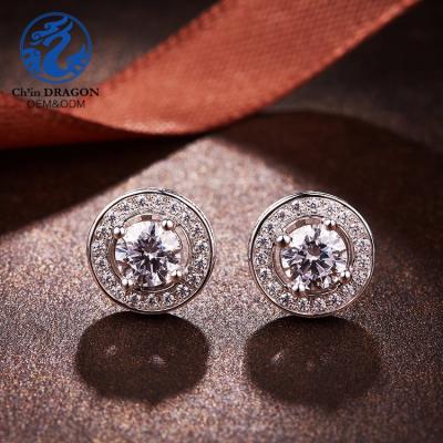 China Factory price stylish micro pave hip hop earring+earring supplies for sale