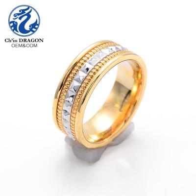 China Wholesale Rings Gemstone Gold Fashion Mens 10k Wide Ring For Men for sale