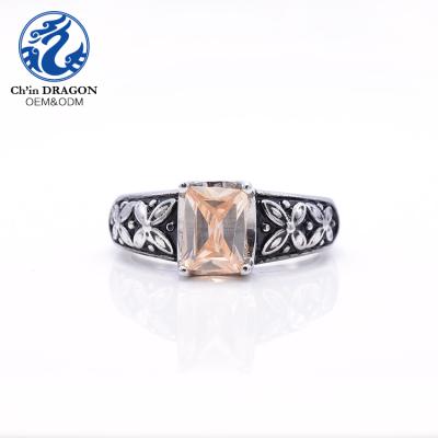 China Large Elegant High Quality Stainless Steel Ring For Woman Butterfly Ring for sale