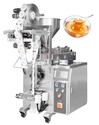 China Food Honey Packing Machine Packing Bagging Machine Pillow Bag Sachet Vertical Honey Packing Machine With Heating Mix for sale