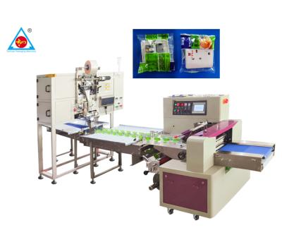 China Intelligent Food Multipack Equipment for Switch Panel Board with Screw Fixture Counting Filler Pillow Packaging Machine for sale