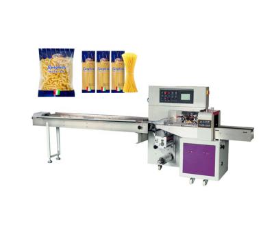 China Horizontal Food Packaging Machine For Tagliatelle Pasta Fettuccine Spaghetti Machinery Packing Sealed Return Plastic Bag for sale