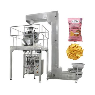 China High Yield Multifunctional Automatic Cashew Peanut Puffed Food Banana Chips Weighing Packing Machine Long Service Time for sale