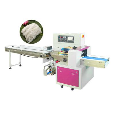 China Full Automatic Wet Noodle Food Noodle Horizontal Wrapping Packing Spaghetti Noodle Wrapping Packing Machine for sale