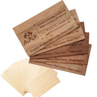 China ISO14443A Smart RFID Business Cards NTAG213/216 NFC Programmable Waterproof/Waterproof Bamboo Wooden Hotel Key Business Card for sale