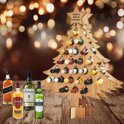 China Europe Adult Wine Advent Calendar 24 Days Christmas Drinking Christmas Countdown Christmas Game Advent Calendar for sale