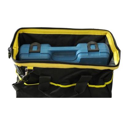 China Black and Yellow Heavy Duty Tool Bag For Electrical / Garden / Networking for sale