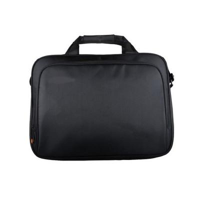 China Single Shoulder Lightweight Black Laptop Bag 16 inch Heat Transfered Printing for sale