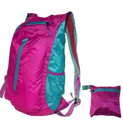 China YARWAYER daypack bag waterproof high quality foldable lightweight backpack women purple backpacks for teen girls for sale