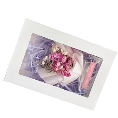 China Natural DREA Touch DREA Mini Most Popular Gifts Natural Dried Flowers and Plants Flower Bouquet 14cm With Gift Box for sale