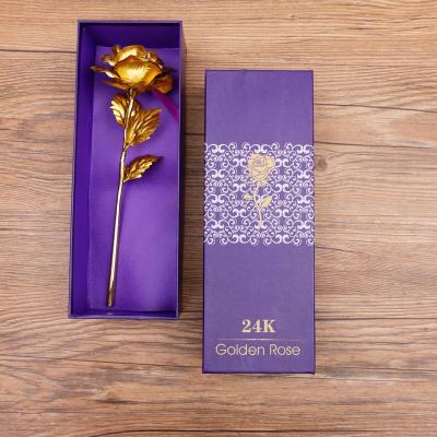 China Agriculture DREA New Idea Wholesale Business Promotional Gift Set 24K Gold Rose Gift Box Set for sale