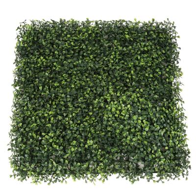 China DREA Eco-friendly 50cm x 50cm Artificial PE Plastic High Density Eucalyptus Grass Wall Panel Wholesale for sale