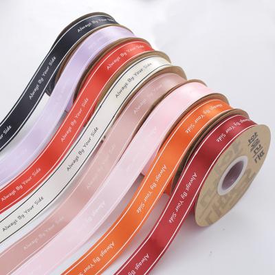 China Nice Color DREA 2.5CM Wide Satin Ribbon Roll Embellish Ribbon For Gift Wrapping Wedding Party Christmas Gifts Wrapping Decoration for sale