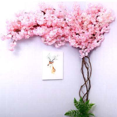 China DREA arches wedding decoration flowers 20 groups silk flowers with 5 meters flower arch set vine tree for sale