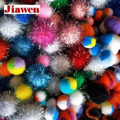 China Home Decoration Party Wholesale Assorted Color Acrylic/Polyester Cheering Pompom For Decoration for sale