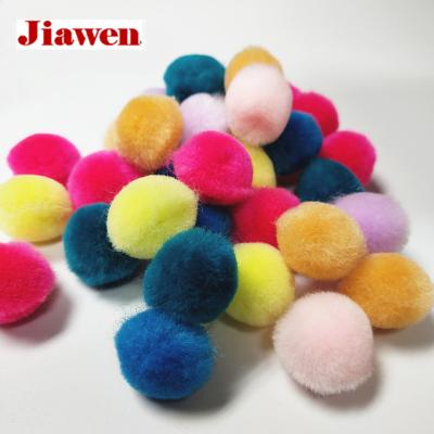 China Home Decoration Free Sample 3mm-100mm Home Craft Colorful Plush Pompom Ball Acrylic Toys for sale