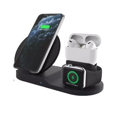 China Universal Portable Multifunctional Imagination Cell Phone Holder 10W 15W QI Quick Cargadores Inalambricos 3 in 1 Wireless Charger for sale