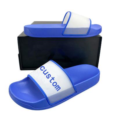 China New Printer Printer Waterproof Sandal Men's Slides Slippers Causal Casual Pvc Female Sandals For Sublimation for sale