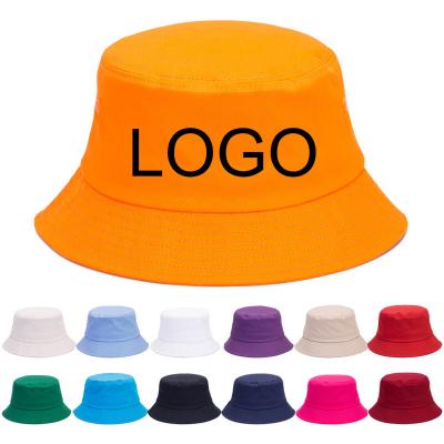 China Shade Hat Custom Logo Stylish Bucket Hats Custom Logo Embroidery Fashion Wholesale Fisherman Bucket Hat for sale