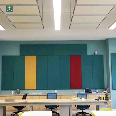 China Modern Tiange Office and School Sound Absorber Treatment Acoustic Wall Panel Tiles for Classroom for sale