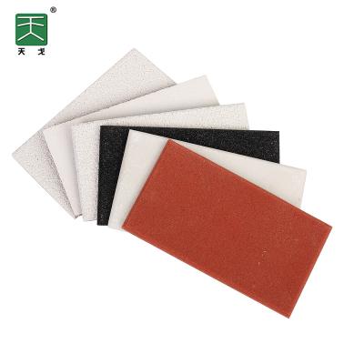 China NRC 0.7-0.90 TianGe 600*1200mm office wall and ceiling sandrock accoustic seamless sound deadening stone acoustic panels for sale