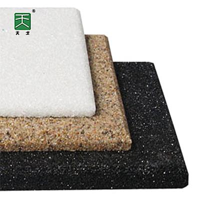 China NRC 0.7-0.90 TianGe New Natural Crystal Sand Fiber Fireproof Material /Waterproof/Sound Absorbing Sandrock Noise Barrier for sale