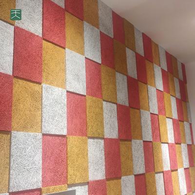 China Modern Hexagon Tiange Theater Wall Hexagon Woodchip Fiber Soundproof Sound Proof Acoustic Sound Panels For Stadium for sale