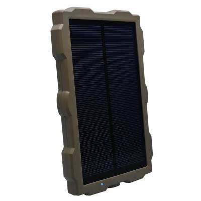 China Polysilicon High Power Camera Solar Panel Charger Outdoor Waterproof Night Vision Game Trail Camera Solar Charger For Hunting for sale