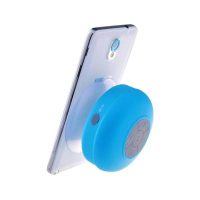 China Good Quality Factory Direct Function Phone Wireless Mini Speaker Portable Mobile Phone Blue Waterproof Sucker Shower for sale