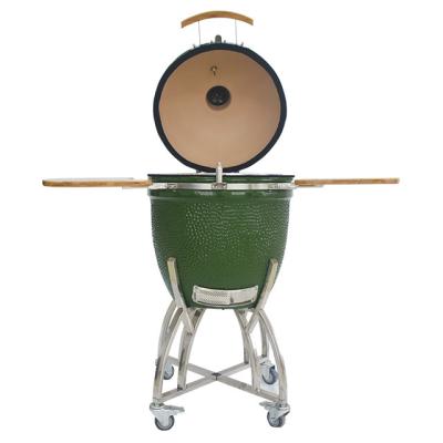 China 115kgs Porcelain Enameled Kamado Charcoal Grill for sale