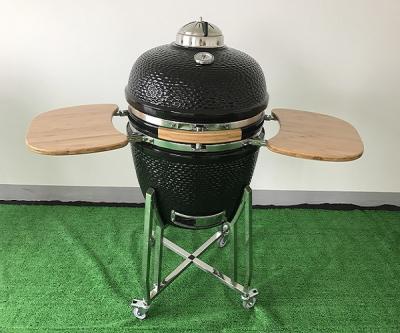 China Waterproof Homemade Bbq Ceramic Kamado Grill 24 Inch for sale