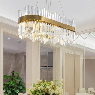 China Modern Post-Modern Suspended Hanging Interior Hanging Lamp Gold Modern Luxury Restaurant Chandelier for sale