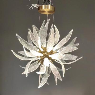 China Modern Led hotel ODM OEM decorative vintage ceiling light crystal interior hanging lamp large entrance pendant light commercial for sale