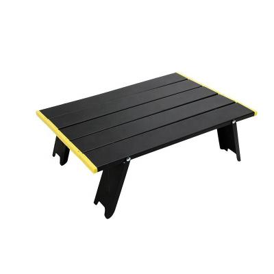 China Small Modern Portable Easy To Store Outdoor Aluminum Alloy Folding Camping Picnic Table for sale