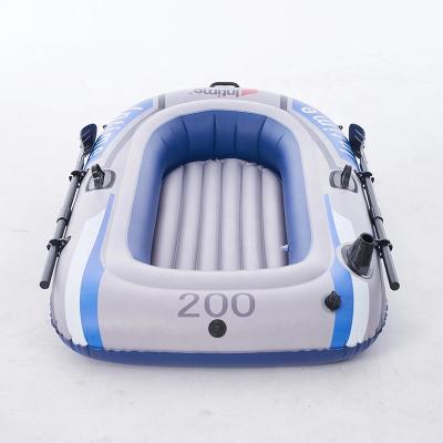 China Warter Sports Style High Quality Hot-selling PVC Material With Drop Inflatable Kayak Equipment Inflatable Kayak 2 Person for sale