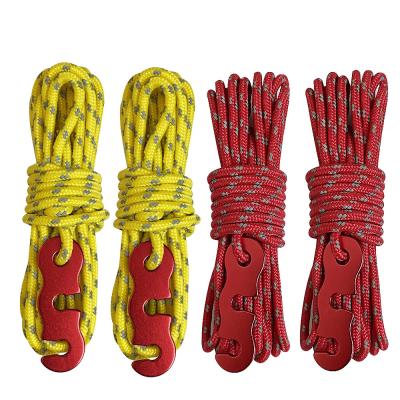 China Outdoor Camping Increasing Non-slip Windproof Travel Dormitory Travel Tent Outdoor Windproof Outdoor Clothes Drying Rope Bold Clothesline for sale