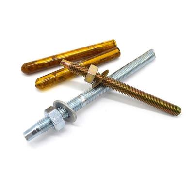 China Construction Ties Insert Coil Higher To Bewitch M8M10 Allen Wrench Carbon Steel Main Galvanized Chemical Anchor Bolt For Drill Axle for sale