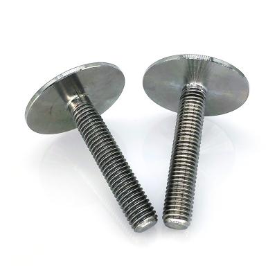 China M100 ANSI b18.2.1 a320 b8 custom high temperature construction hot dip galvanized bolt gh3039 for wheel barrow for sale