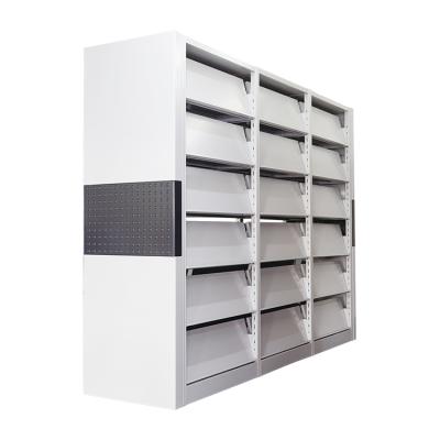 China Economic Modern JINHU GROUP Custom Design Magazine Storage Cabinet Metal Book Shelves Bookcase Furniture for sale