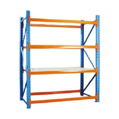 China JINHU GROUP Top Selling Double Sided Guaranteed Quality Goods Display Rack Metal Storage Heavy Duty Steel Shelf for sale