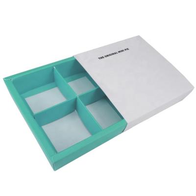 China Disposable Personalized Food Paper Square Slide Meat Pie Slice Box for sale