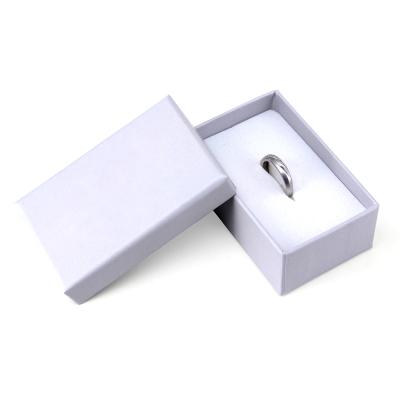 China Recyclable Cheap Box In Stock Jewelry Gift Box Packaging Gray Color Jewelry Box With Insert for sale