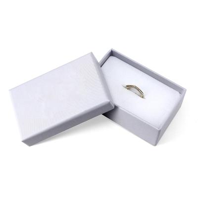 China Recyclable Retail Stock Rigid Jewelry Necklace Bracelet Ring Packaging Cardboard Boxes Printed Custom LOGO for sale